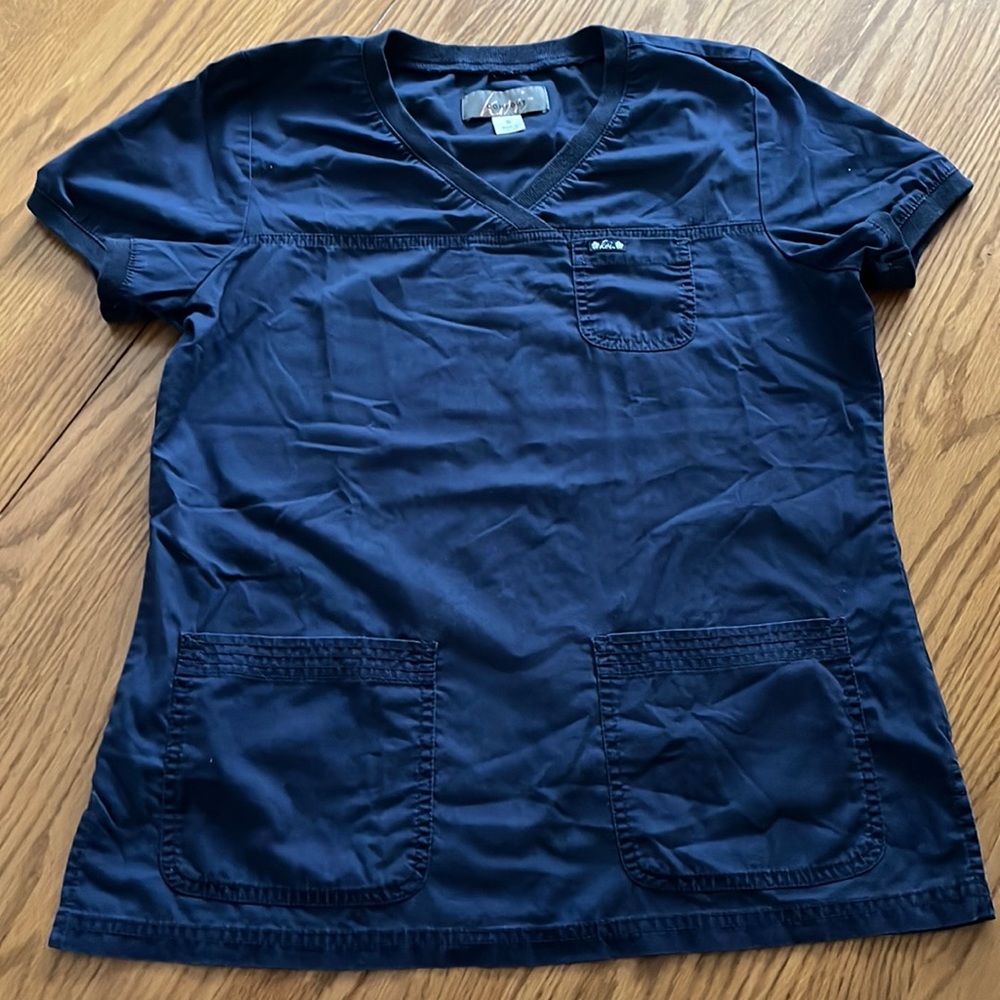 Koi scrub top